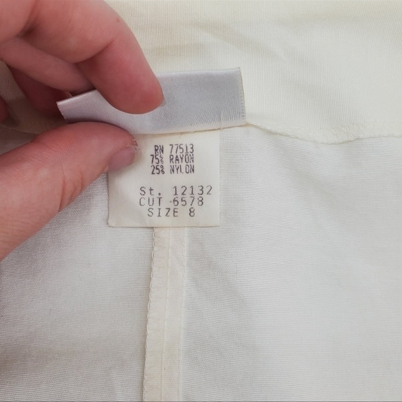 Nina Piccalino vintage sz S/M dress ruffle Cottagecore wedding peasant farmhouse - Picture 8 of 15